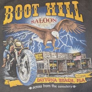 Boot Hill 1995 Vintage Single Stitch Fader Men's Large